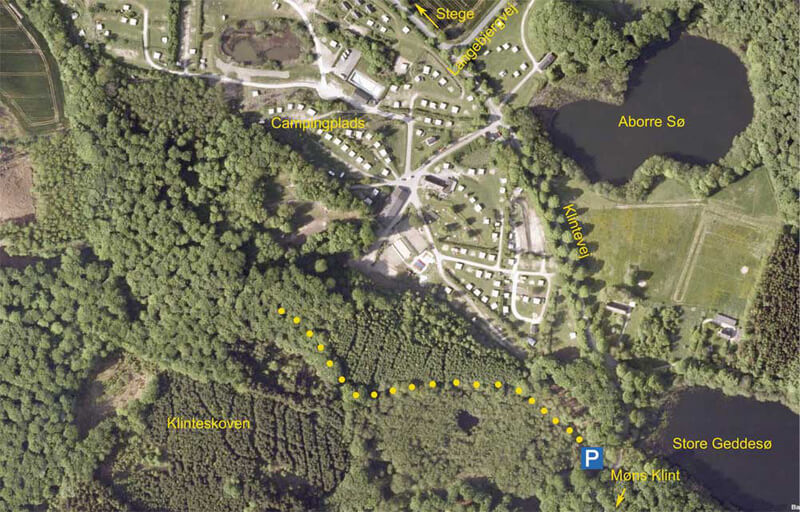 Klinteskoven gravhøje - Adgang